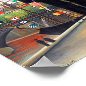 Selbstportrait, Landschaft, Rousseau Poster (Ecke)