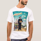 Selbstportrait, Landschaft, Rousseau T-Shirt (Vorderseite)