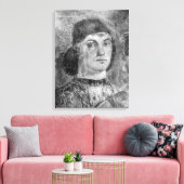 Selbstportrait Leinwanddruck (Insitu (Wohnzimmer))
