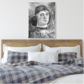 Selbstportrait Leinwanddruck (Insitu (Schlafzimmer))