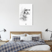 Selbstportrait Leinwanddruck (Insitu (Schlafzimmer))