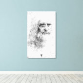 Selbstportrait Leinwanddruck (Insitu (Holzboden))