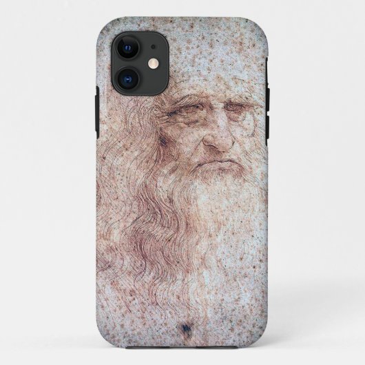 Selbstportrait, Leonardo da Vinci Case-Mate iPhone Hülle (Rückseite)