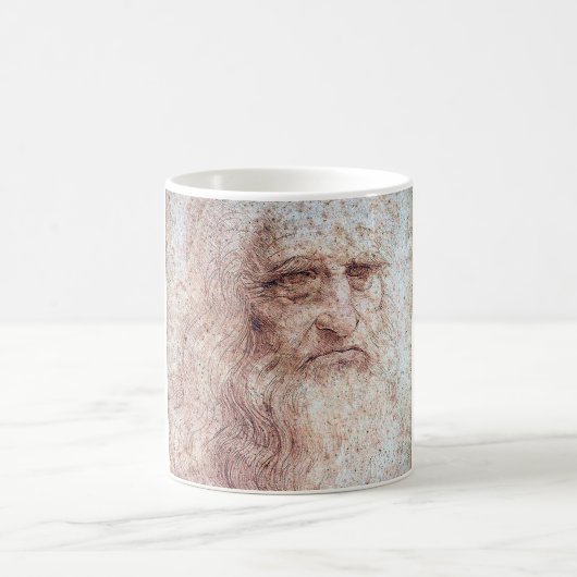 Selbstportrait, Leonardo da Vinci Kaffeetasse (Mittel)