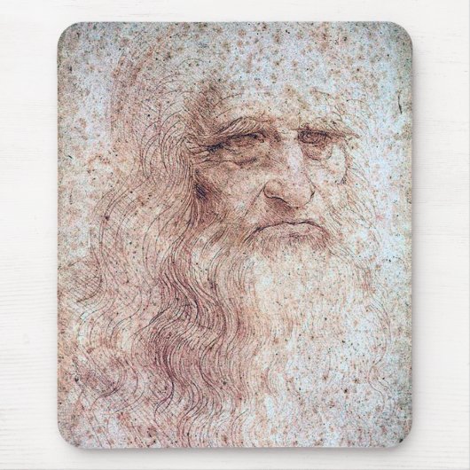 Selbstportrait, Leonardo da Vinci Mousepad (Vorne)