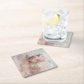 Selbstportrait, Leonardo da Vinci Rechteckiger Pappuntersetzer (Vor Ort)