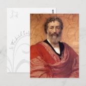 Selbstportrait - Lord Frederick Leighton Postkarte (Vorne/Hinten)