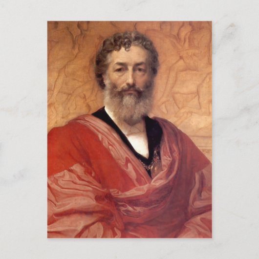 Selbstportrait - Lord Frederick Leighton Postkarte (Vorderseite)