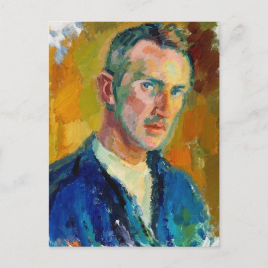 Selbstportrait | Magnus Enckell Postkarte (Vorderseite)