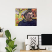 Selbstportrait mit dem Gelben Christus, 1890 Poster (Heimbüro)