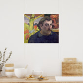 Selbstportrait mit dem Gelben Christus, 1890 Poster (Küche)