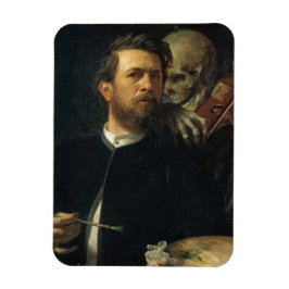 Selbstportrait mit dem Tod als Geiger (von Böcklin Magnet