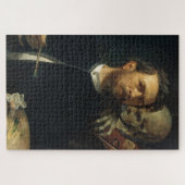 Selbstportrait mit dem Tod als Geiger (von Böcklin Puzzle (Horizontal)