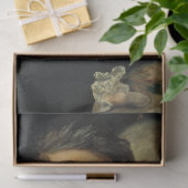 Selbstportrait mit dem Tod als Geiger (von Böcklin Seidenpapier (Geschenk)