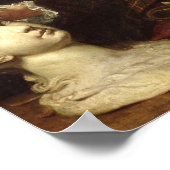 Selbstportrait mit Dominique Herment 1769 Poster (Ecke)