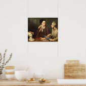 Selbstportrait mit Dominique Herment 1769 Poster (Küche)