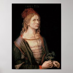Selbstportrait mit einem Dick, 1493 Poster
