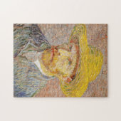 Selbstportrait mit einem Strohhut Vincent van Gogh Puzzle (Horizontal)