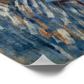 Selbstportrait mit Felt Hat Vincent van Gogh Poster (Ecke)