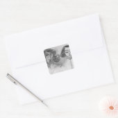 Selbstportrait mit George Sand Quadratischer Aufkleber (Umschlag)