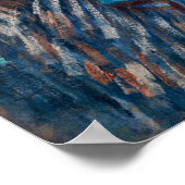 Selbstportrait mit grauem Filzhut von Vincent van  Poster (Ecke)