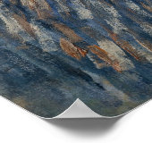 Selbstportrait mit Gray Felt Hat Van Gogh Poster (Ecke)