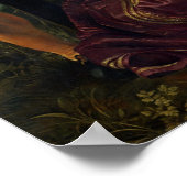 Selbstportrait mit Isabella Brandt Poster (Ecke)