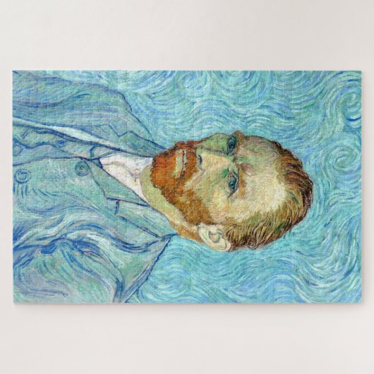 Selbstportrait mit Pallette vincent van gogh cool Puzzle (Horizontal)