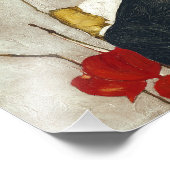 Selbstportrait mit Physalis | Egon Schiele | Fotodruck (Ecke)