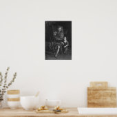 Selbstportrait mit seinem Sohn Charles Poster (Küche)