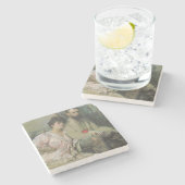 Selbstportrait mit seiner Ehefrau (von Frantisek K Steinuntersetzer (Seitenansicht)