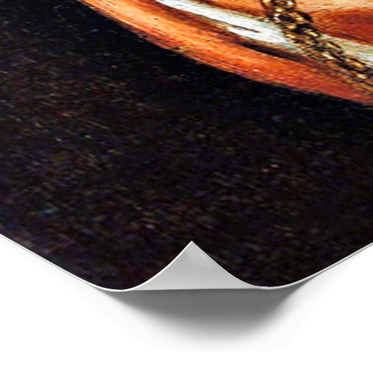 Selbstportrait mit Sonnenblume, 1632 Kunstwerk Poster (Ecke)