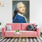 Selbstportrait mit Spitzenjabot Leinwanddruck (Insitu (Wohnzimmer))