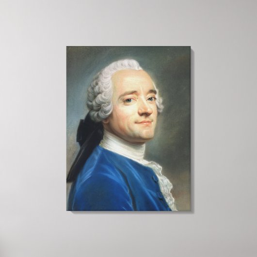 Selbstportrait mit Spitzenjabot Leinwanddruck (Vorderseite)