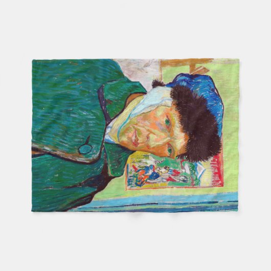 Selbstportrait mit verbanntem Ohr, Van Gogh Fleecedecke (Vorderseite (Horizontal))