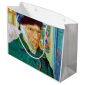 Selbstportrait mit verbanntem Ohr, Van Gogh Große Geschenktüte (Rückseite Schrägansicht)