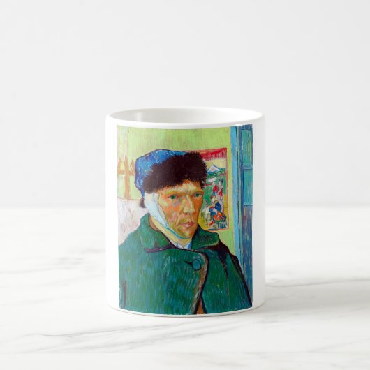 Selbstportrait mit verbanntem Ohr, Van Gogh Kaffeetasse (Mittel)