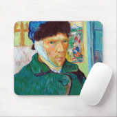 Selbstportrait mit verbanntem Ohr, Van Gogh Mousepad (Mit Mouse)