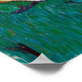 Selbstportrait mit verbanntem Ohr, Van Gogh Poster (Ecke)