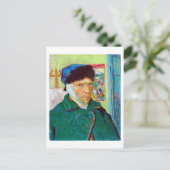 Selbstportrait mit verbanntem Ohr, Van Gogh Postkarte (Stehend Vorderseite)