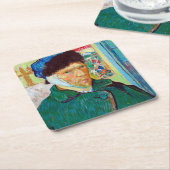 Selbstportrait mit verbanntem Ohr, Van Gogh Rechteckiger Pappuntersetzer (angewinkelt)