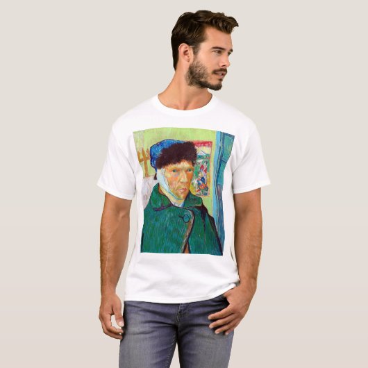 Selbstportrait mit verbanntem Ohr, Van Gogh T-Shirt (Vorne ganz)