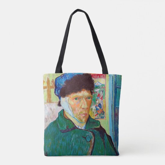 Selbstportrait mit verbanntem Ohr, Van Gogh Tasche (Rückseite)