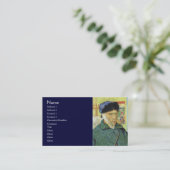 Selbstportrait mit verbanntem Ohr von Van Gogh Visitenkarte (Stehend Vorderseite)