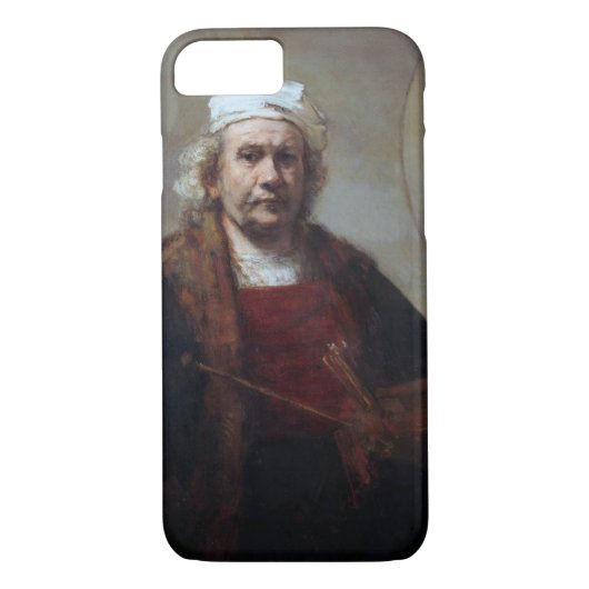Selbstportrait mit zwei Kreisen, Rembrandt Case-Mate iPhone Hülle (Rückseite)