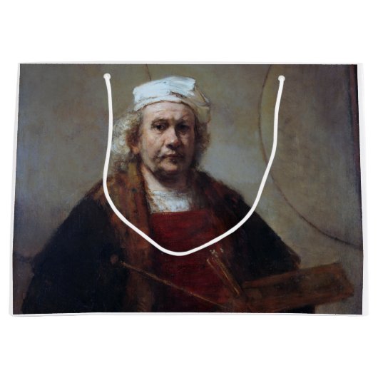 Selbstportrait mit zwei Kreisen, Rembrandt Große Geschenktüte (Vorderseite)