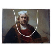 Selbstportrait mit zwei Kreisen, Rembrandt Große Geschenktüte (Rückseite)