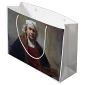 Selbstportrait mit zwei Kreisen, Rembrandt Große Geschenktüte (Rückseite Schrägansicht)