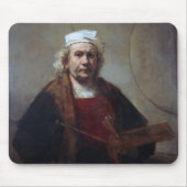 Selbstportrait mit zwei Kreisen, Rembrandt Mousepad (Vorne)