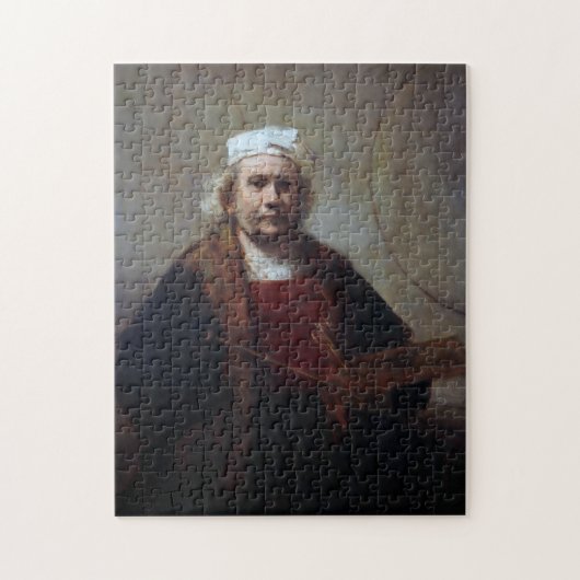 Selbstportrait mit zwei Kreisen, Rembrandt Puzzle (Vertikal)